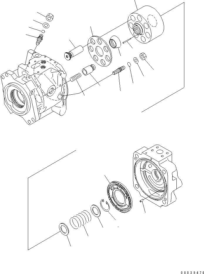 Насос в сборе 708-1U-00260 KOMATSU