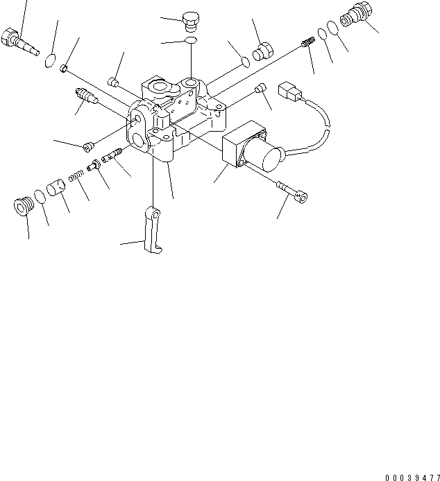 Клапан пилотный 702-21-57700 KOMATSU