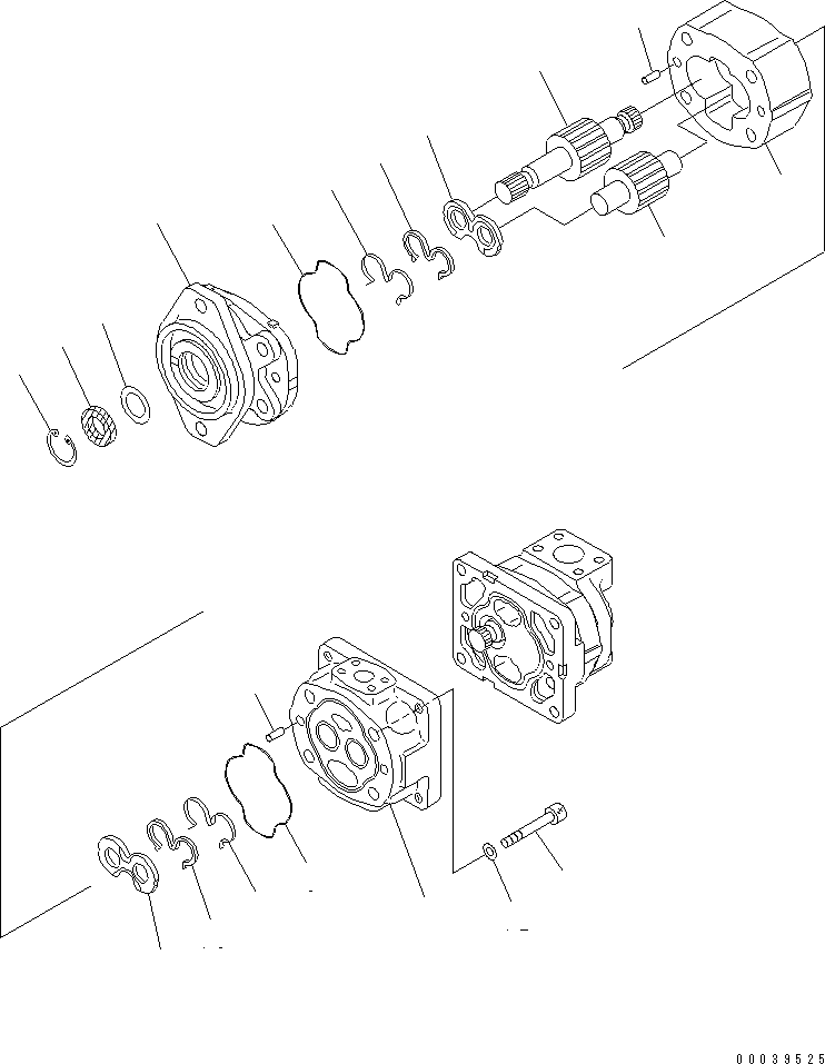 Pump Assembly, SAR56 705-22-35190 KOMATSU