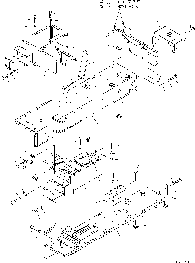 FENDER,(L.H.) 17M-54-45810 KOMATSU