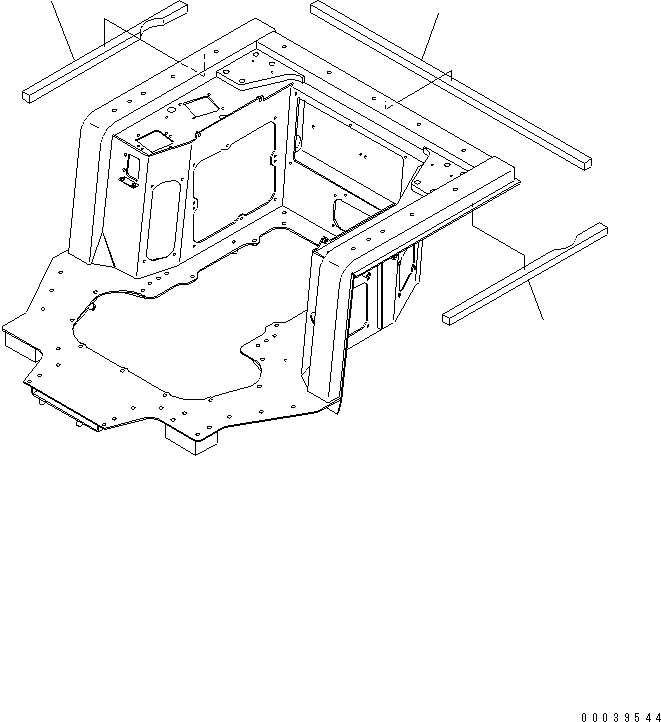 Уплотнение 17M-54-47340 KOMATSU