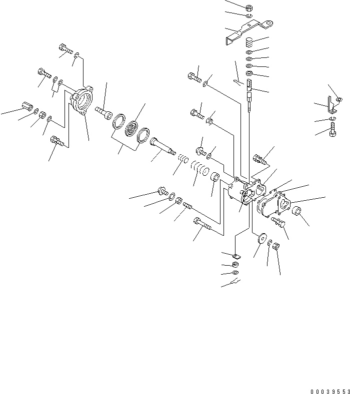Быстросъёмный шплинт DK154372-6500 KOMATSU
