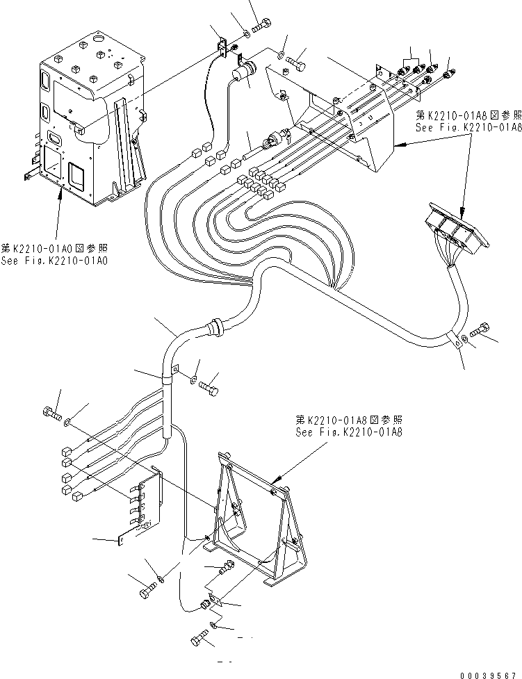 Жгут проводов 195-06-72610 KOMATSU