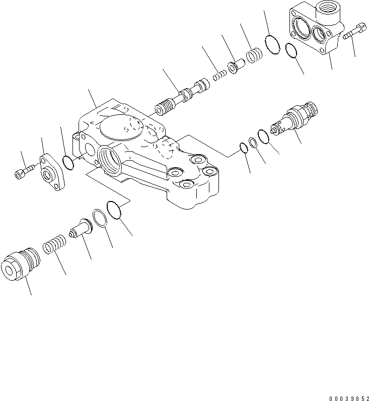 Клапан пилотный 702-21-18010 KOMATSU