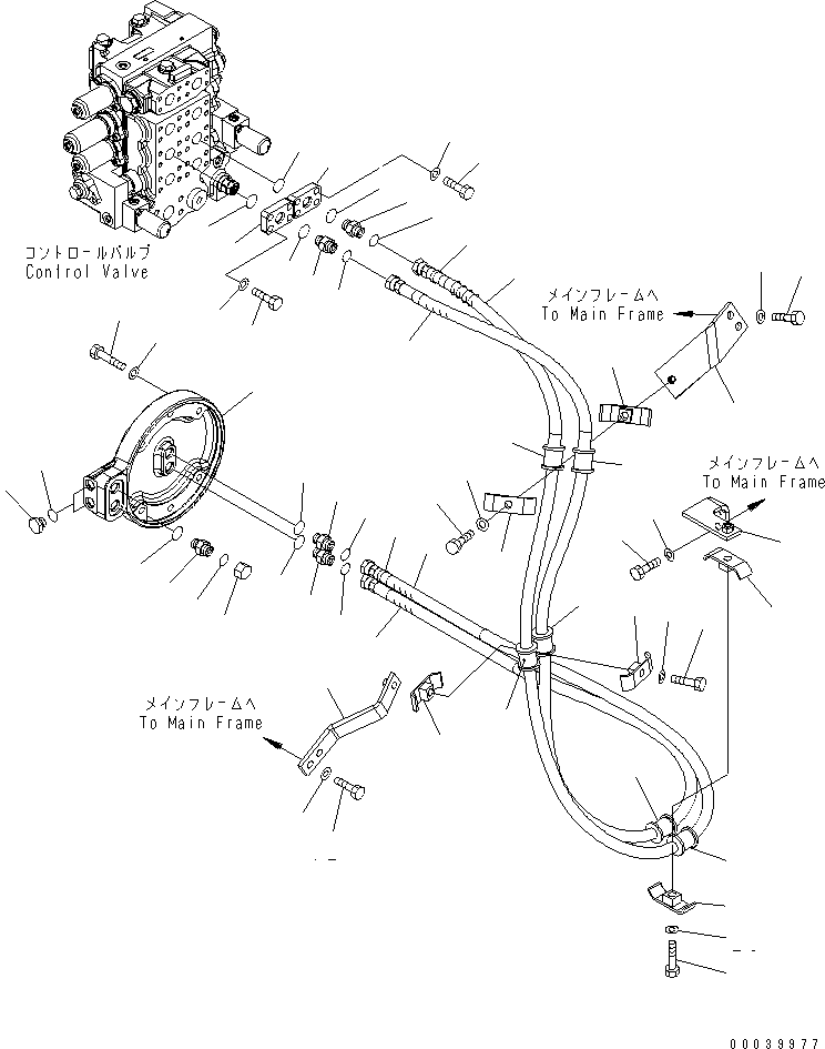 Шланг 154-61-78450 KOMATSU