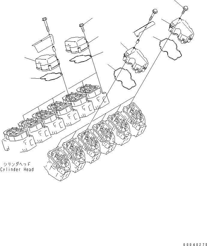 Крышка в сборе 6217-11-8100 KOMATSU