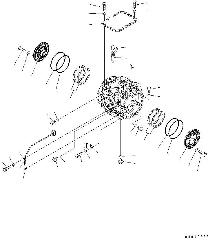 DIFFERENTIAL ASS'Y,(LIMITED SLIP DIFF.) (423-23-31050) KOMATSU