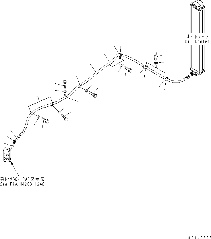 Шланг 423-03-42180 KOMATSU
