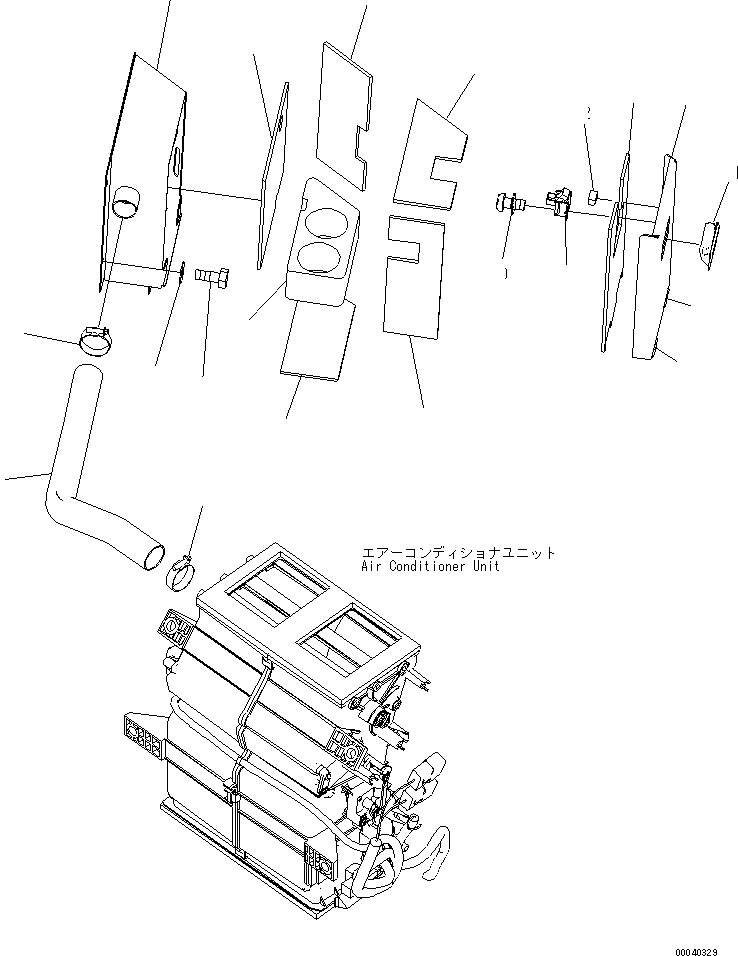 Коробка 418-54-43300 KOMATSU