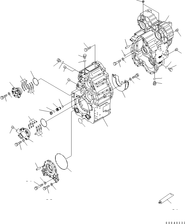 Трансмиссия в сборе 714-12-30002 KOMATSU