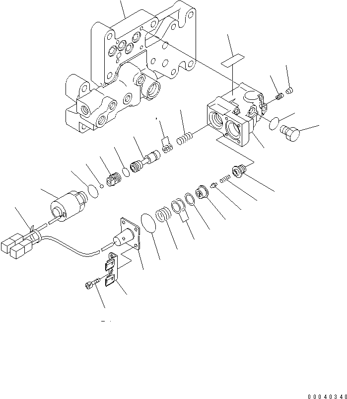 Клапан ECMV в сборе 714-12-25503 KOMATSU
