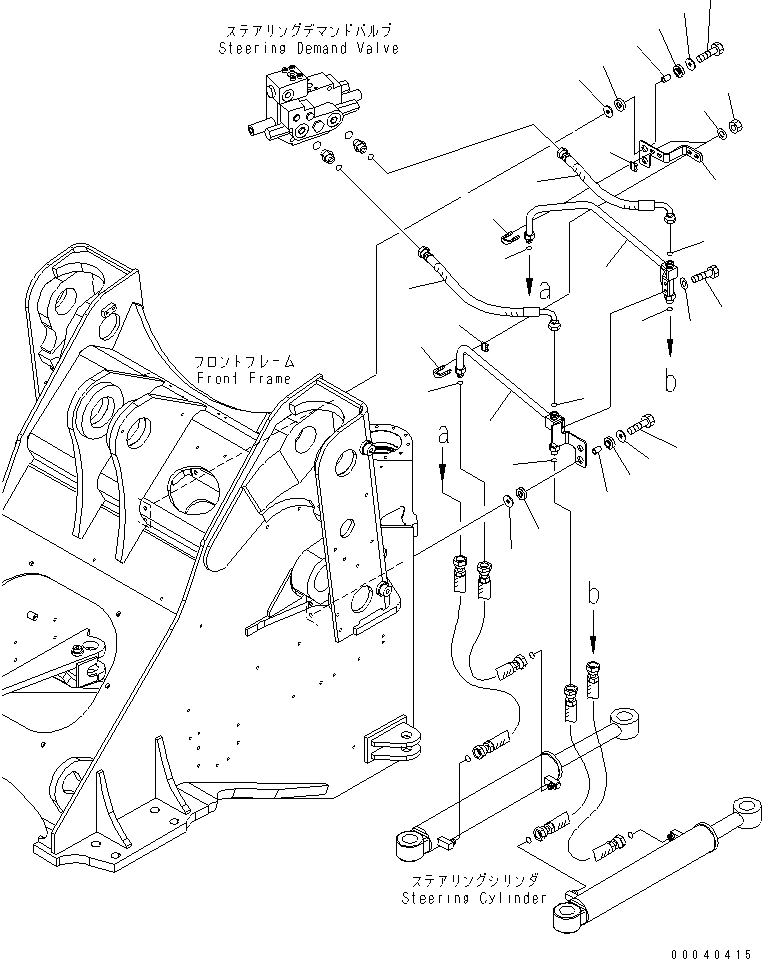Шланг с торцевым уплотнением 02757-005A5 KOMATSU