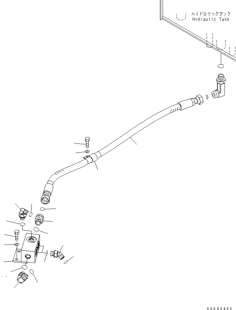 Шланг 423-43-47550 KOMATSU