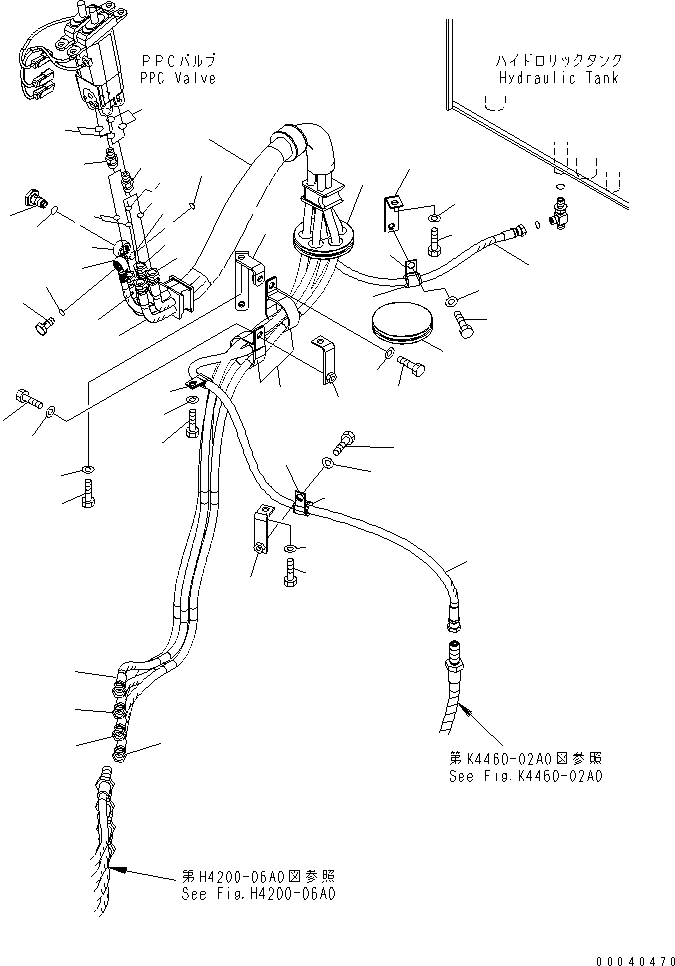 Hose, Black 423-43-48361 KOMATSU