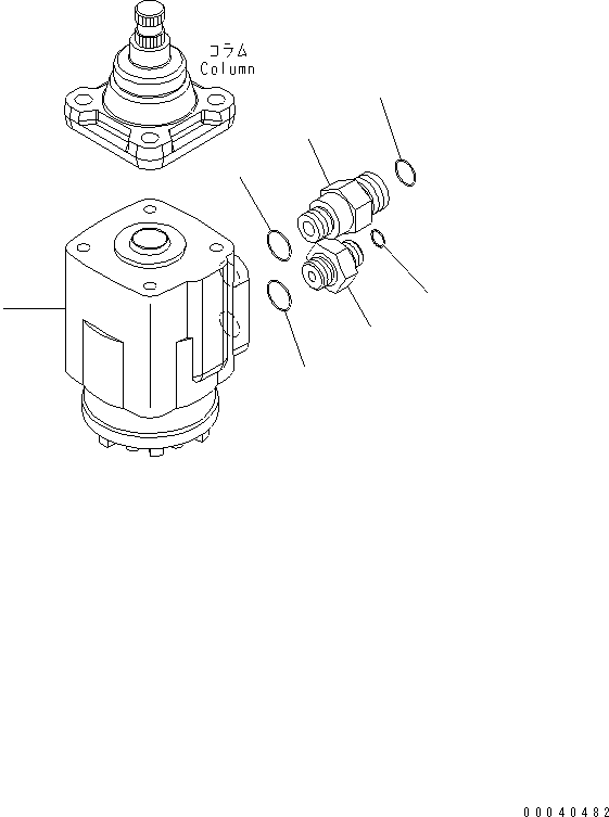 Ниппель 423-62-41190 KOMATSU