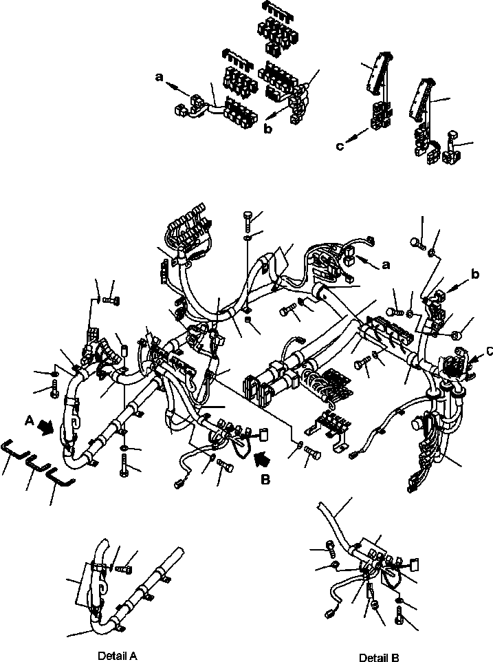 Жгут проводов 421-06-45131 KOMATSU