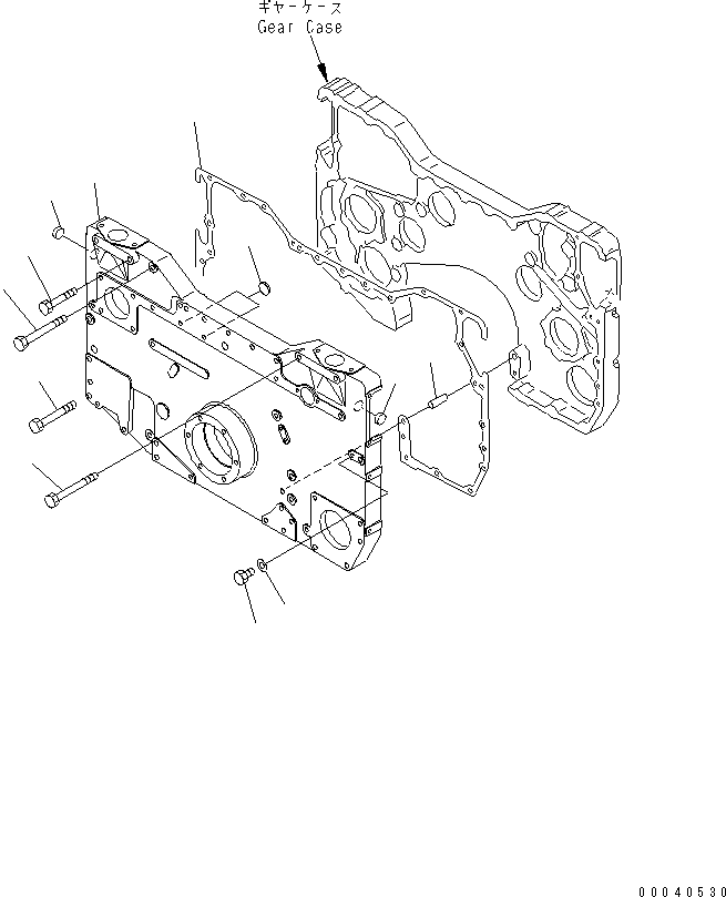COVER,GEAR CASE 6215-21-3133 KOMATSU
