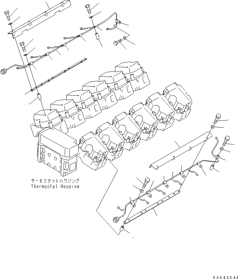 Wiring Harness, R.H. 6219-81-7141 KOMATSU
