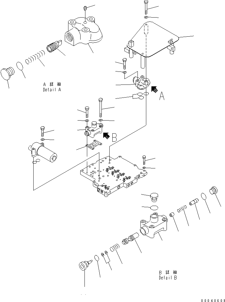 Пробка 232-15-14280 KOMATSU