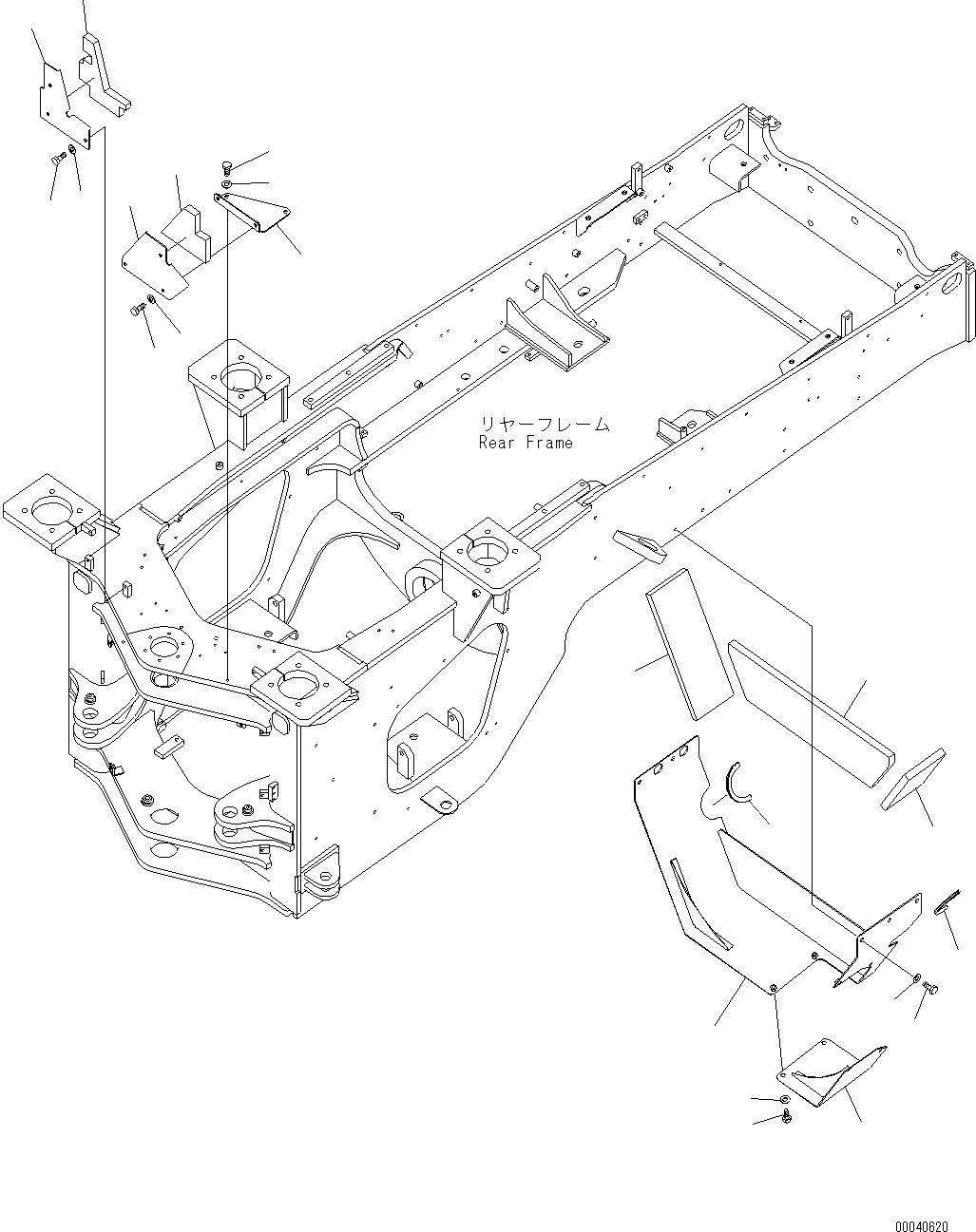 Декоративная накладка 423-46-44110 KOMATSU