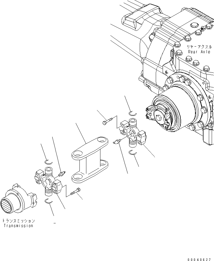 Приводной вал 423-20-34310 KOMATSU