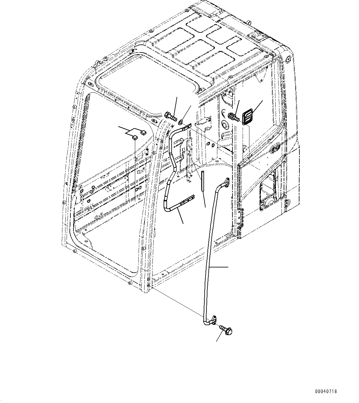 Рукоятка-захват 2A5-53-13140 KOMATSU