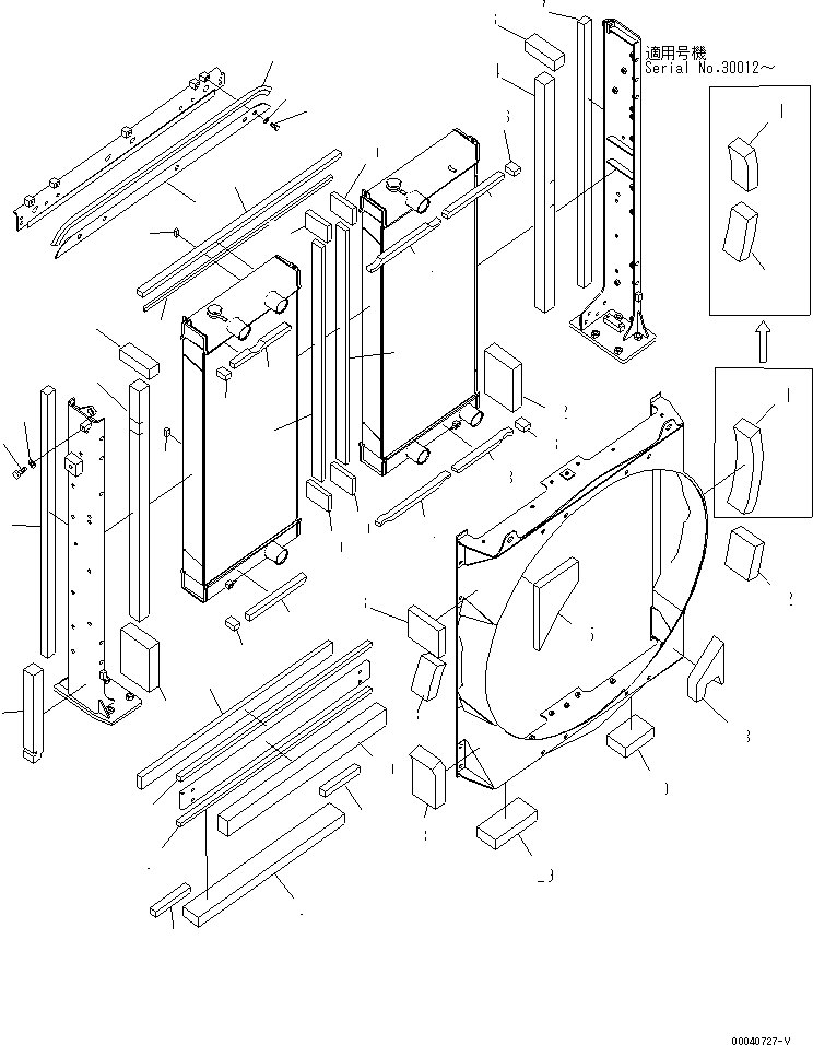 Уплотнение 21M-03-22740 KOMATSU