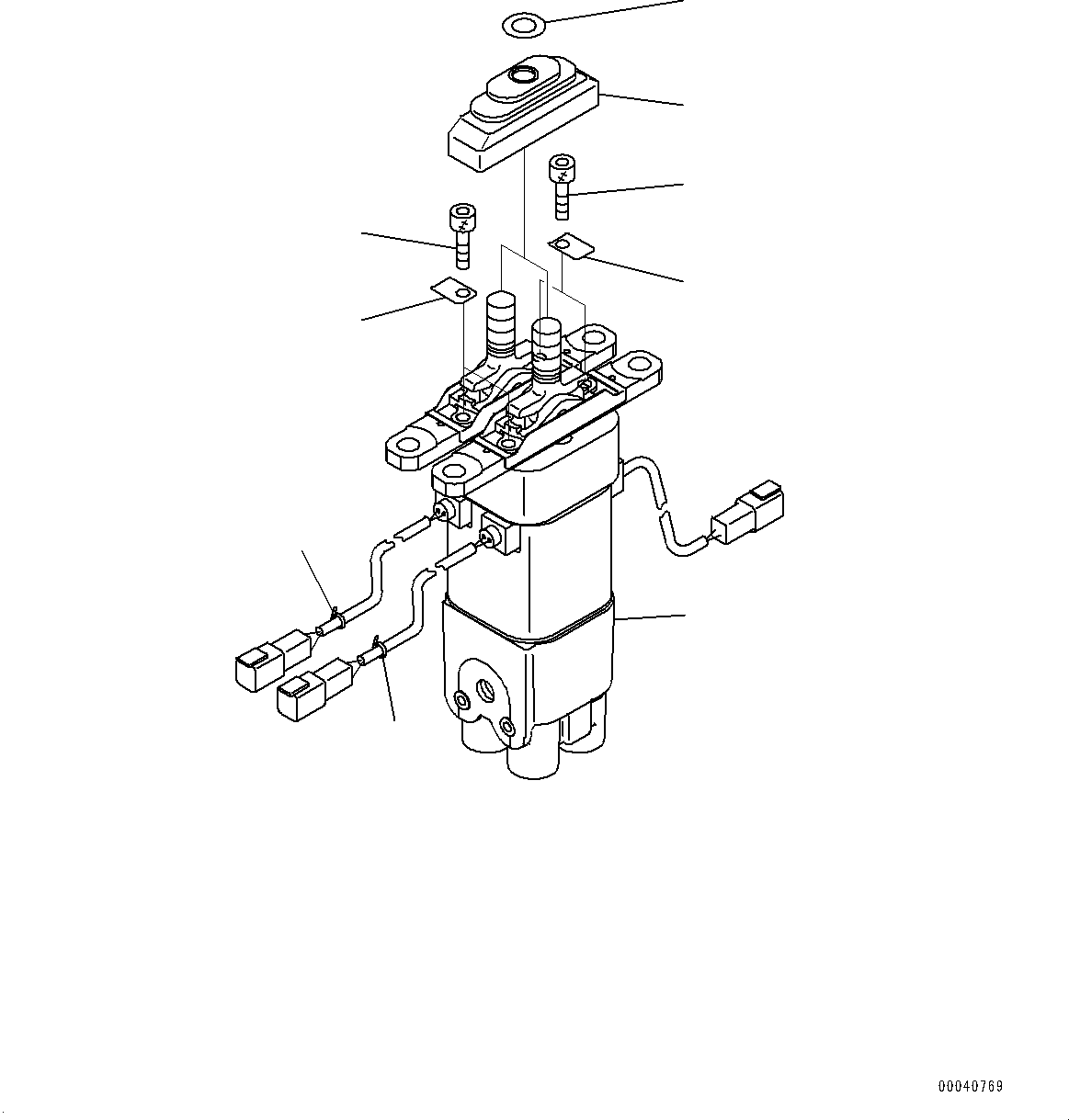 Клапан пилотный 702-16-06130 KOMATSU