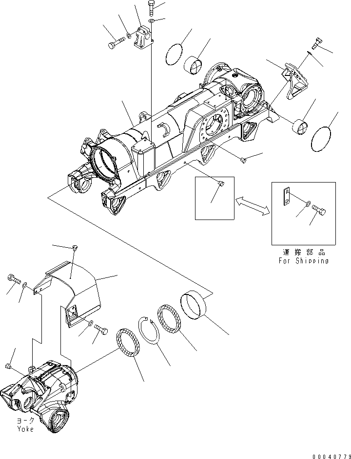 Крышка левая 198-30-69870 KOMATSU