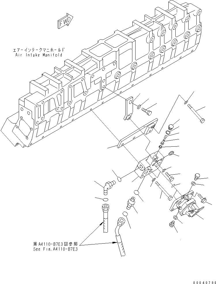 Кронштейн 6219-21-5330 KOMATSU
