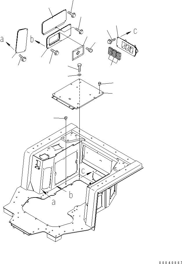 Пластина 195-911-8871 KOMATSU