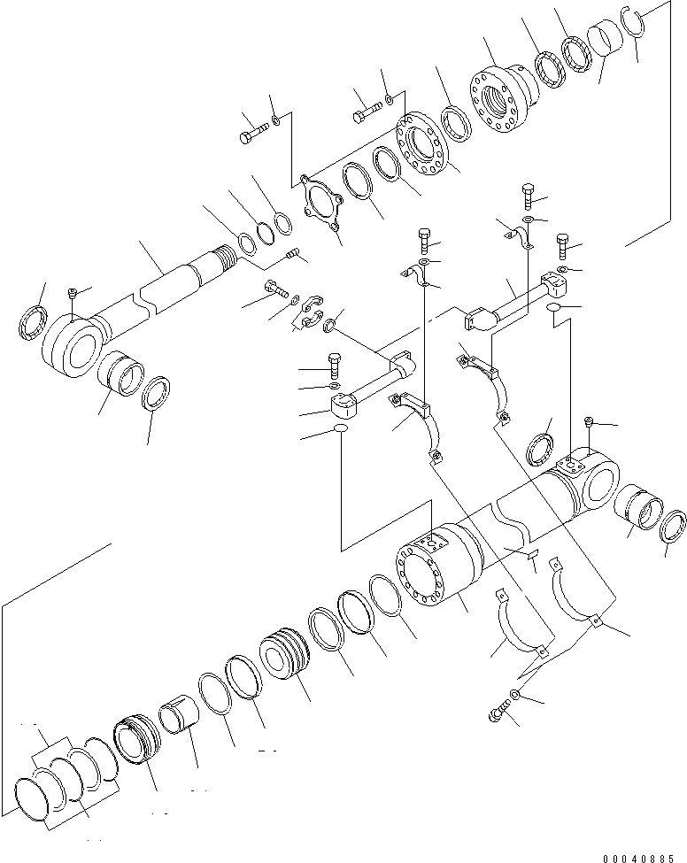 Стопорное кольцо 705-75-11040 KOMATSU