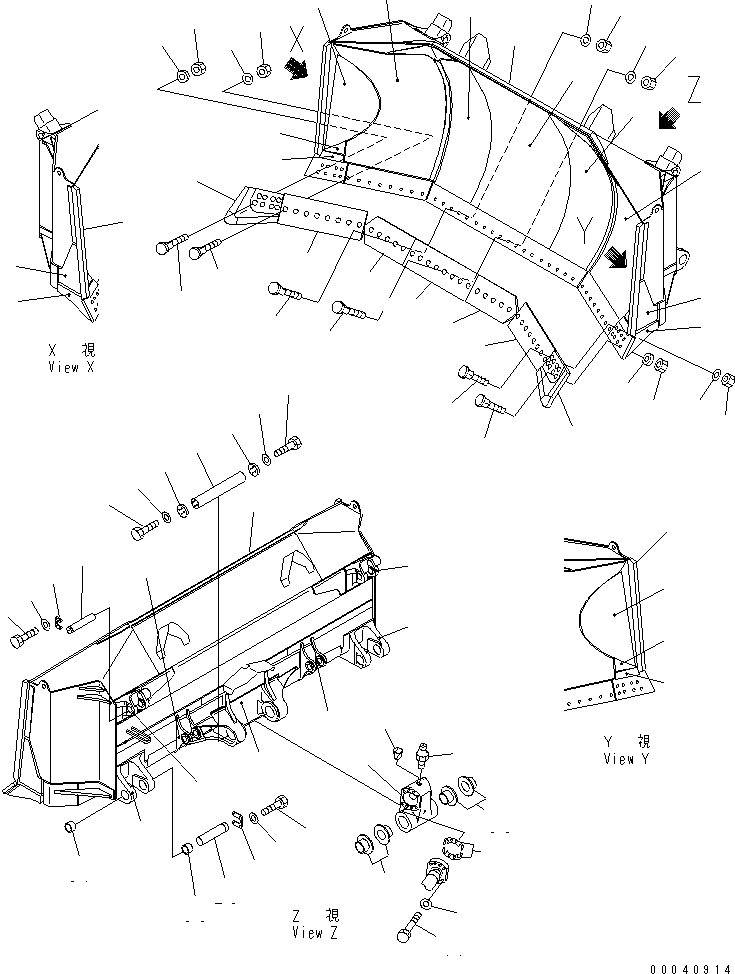 Пластина сварная 198-72-61580 KOMATSU