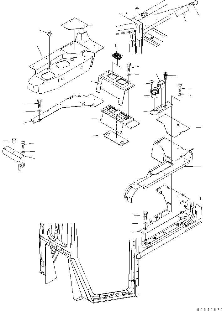 Крышка 198-Z11-6281 KOMATSU