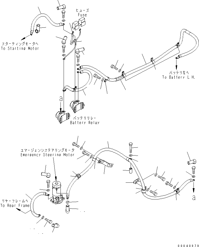 Кабель 08028-AE050 KOMATSU