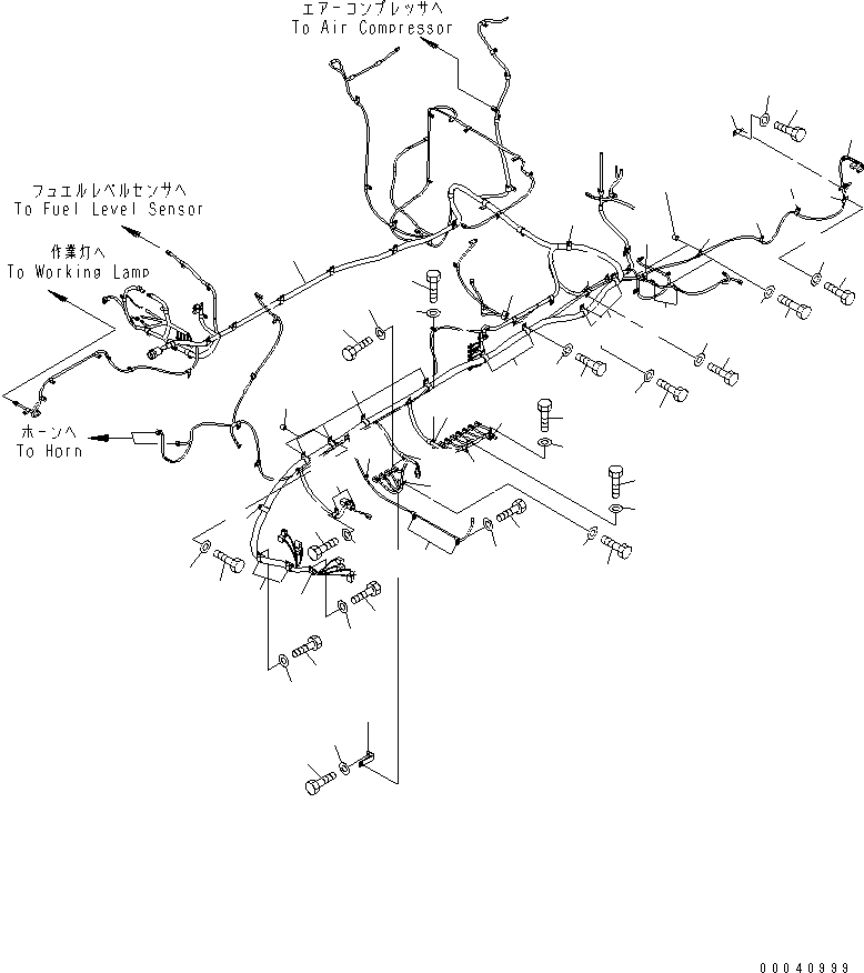 Жгут проводов 209-06-41111 KOMATSU