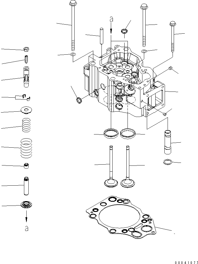 INSERT, 0.50MM,INTAKE VALVE (OS) 6261-18-1380 KOMATSU