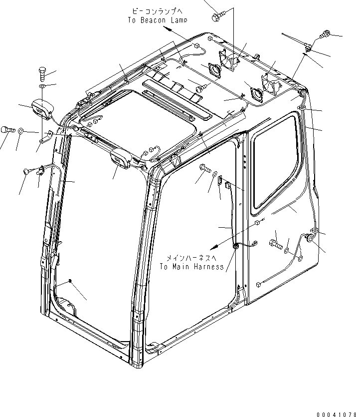 Жгут проводов 209-54-41830 KOMATSU