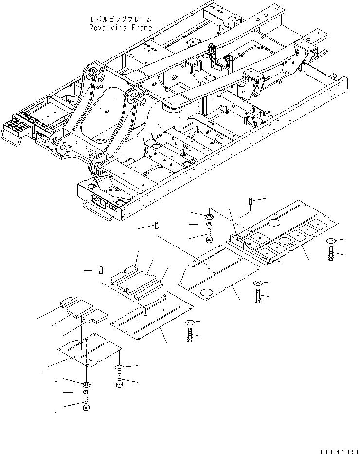 Лист 209-54-43340 KOMATSU