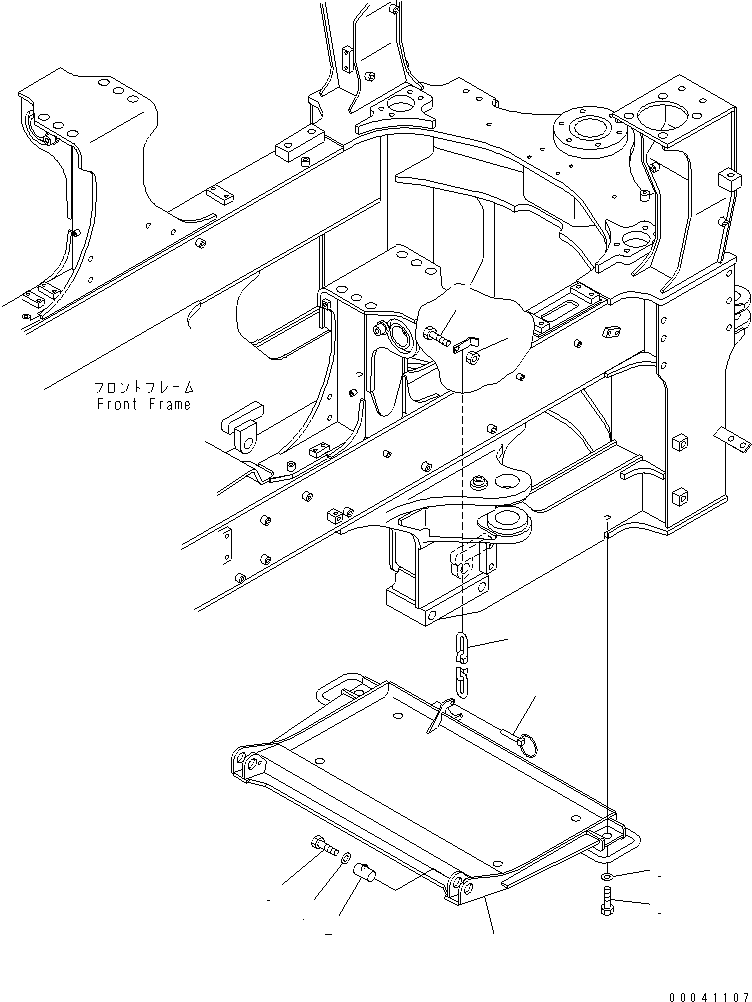 Ограждение 56B-54-18213 KOMATSU
