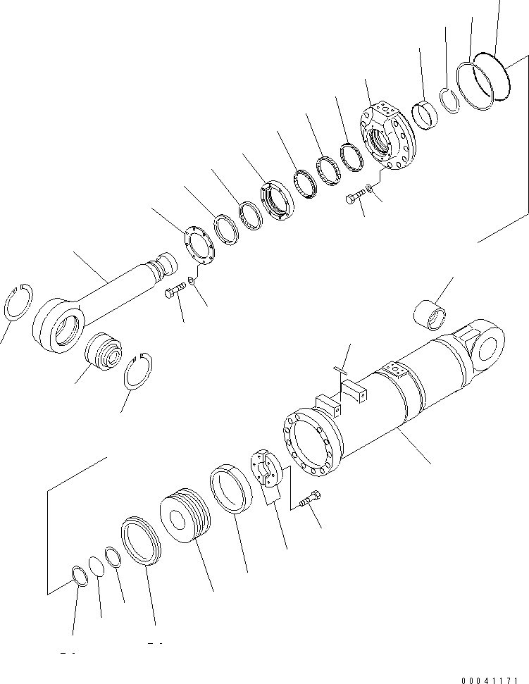 CYLINDER ASS'Y,(FINAL COATING) 707-01-0R050 KOMATSU