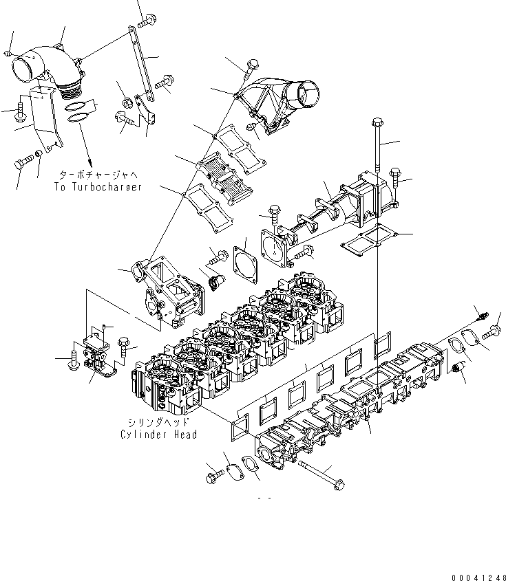 Датчик давления 6560-61-7202 KOMATSU