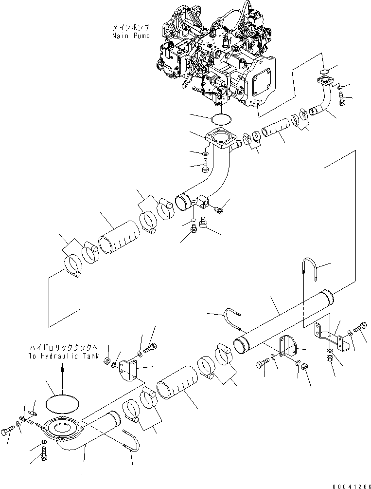Шланг 07260-04720 KOMATSU