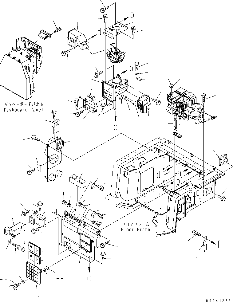 Болт 01010-B0816 KOMATSU