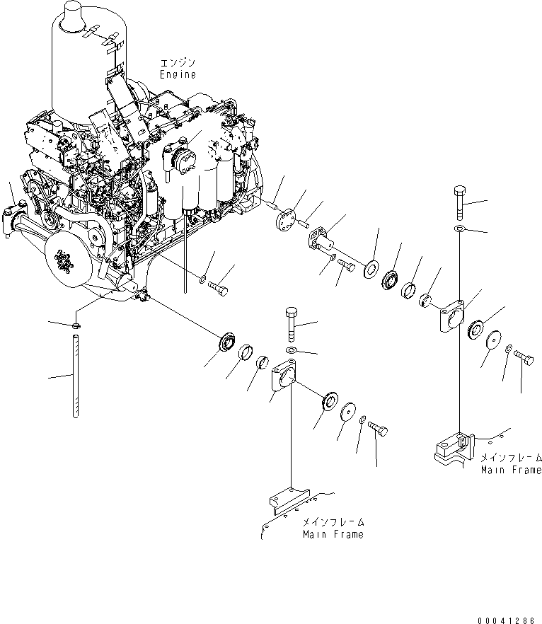 Шланг 07286-02660 KOMATSU