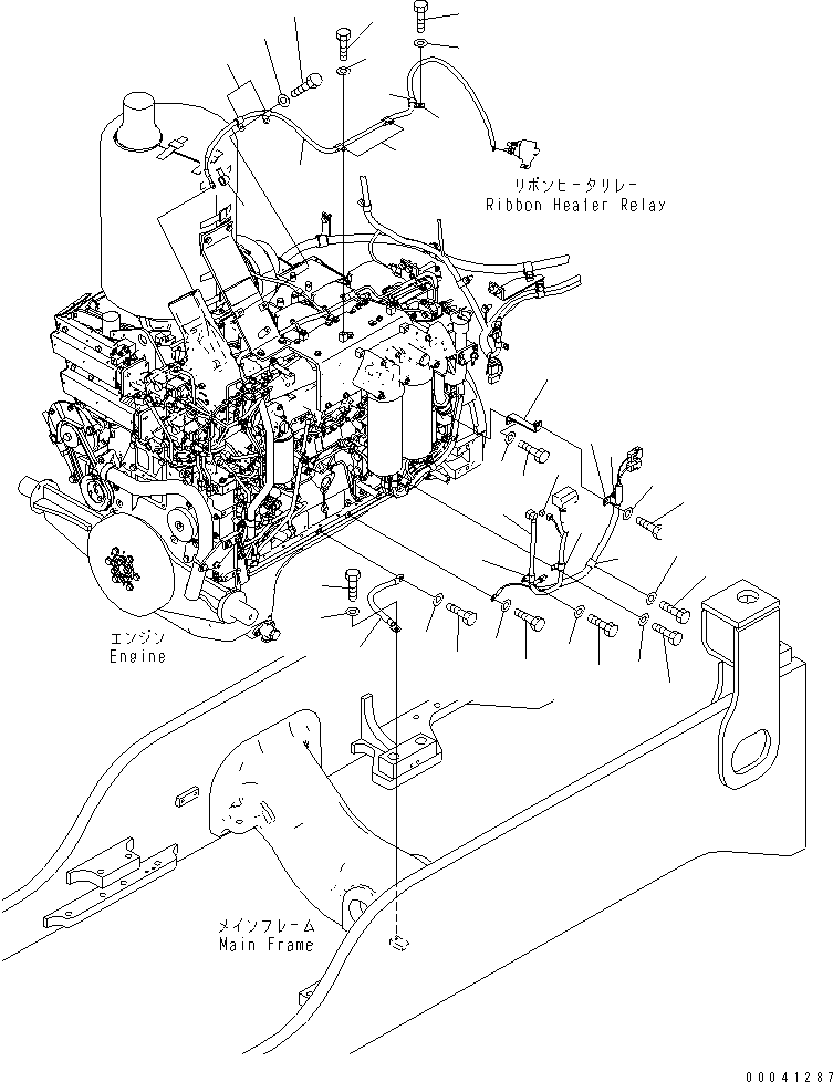 Жгут проводов 17A-06-41191 KOMATSU
