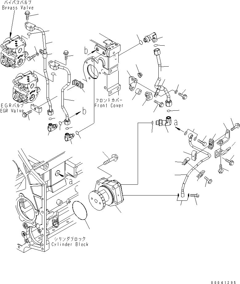 Масляный насос в сборе (\2\6261-51-9100) KOMATSU