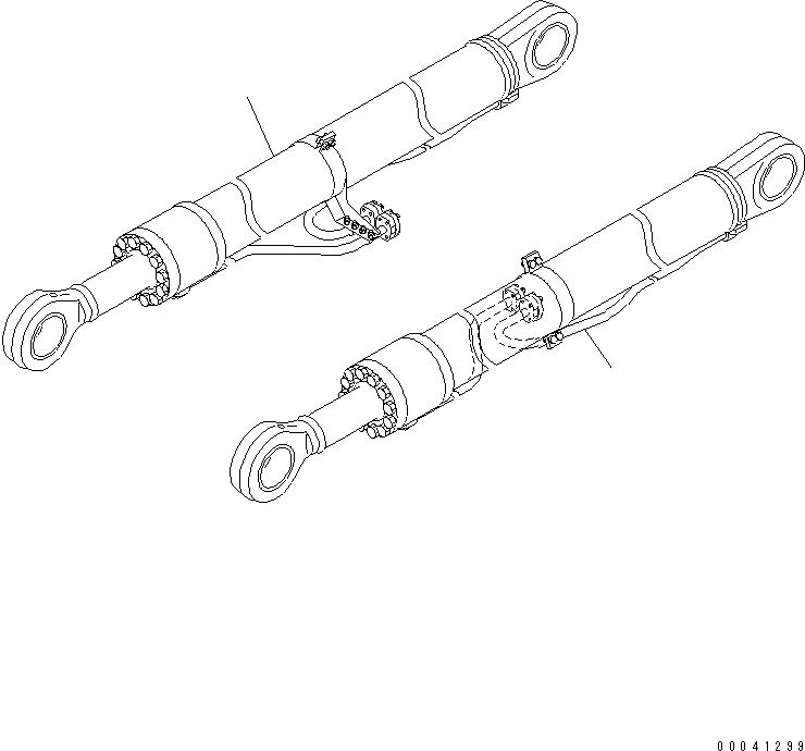 CYLINDER GROUP,R.H. (FINAL COATING) (\8\707-01-XP210) KOMATSU