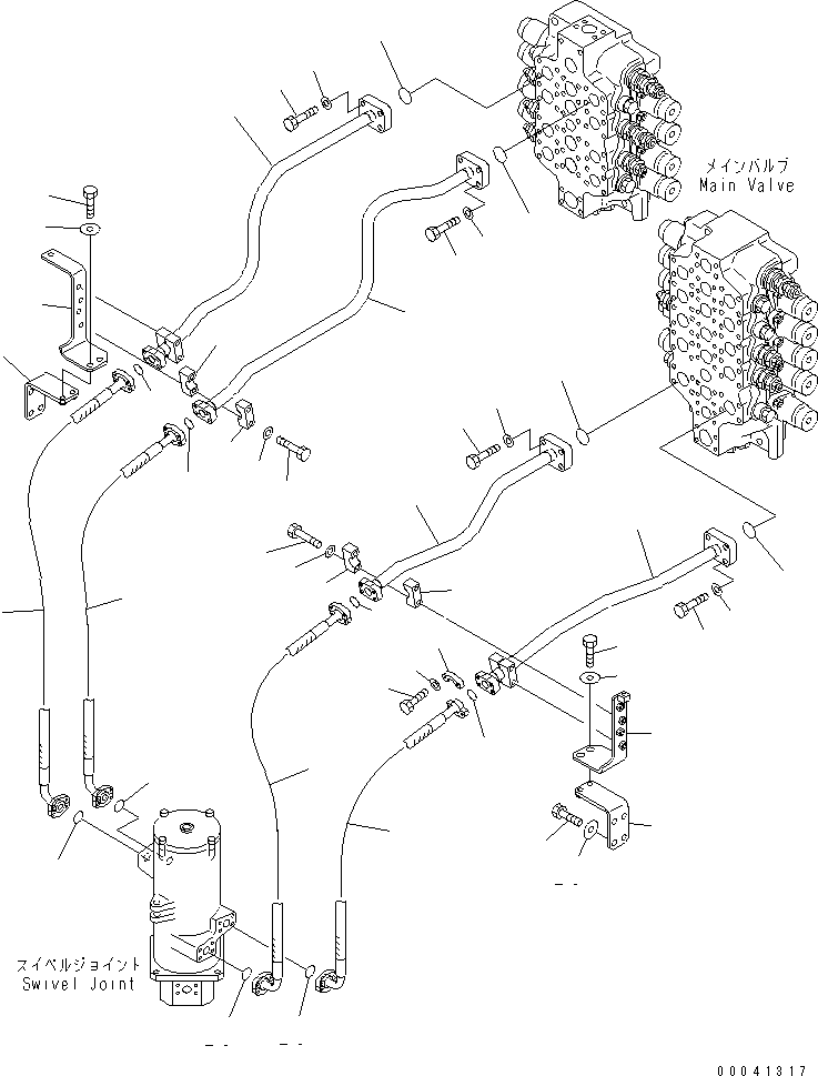 Шланг 07098-010A6 KOMATSU