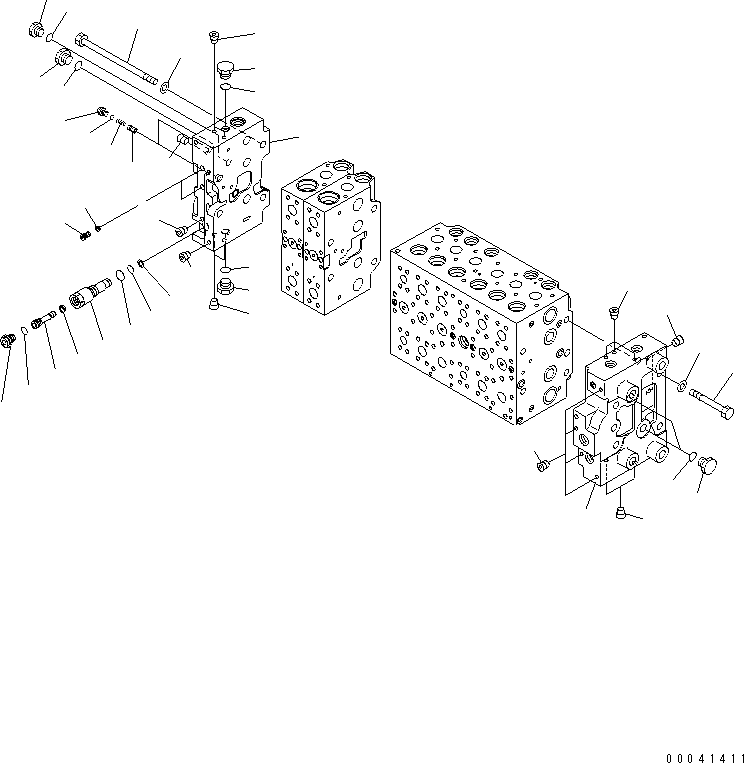 Valve Assembly, Control, PC220-8 723-48-23202 KOMATSU